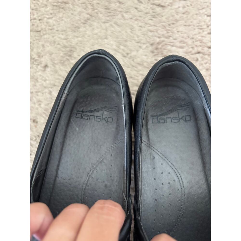 Dansko Black Leather Mules - Picture 10 of 11